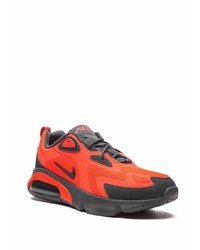 Chaussures de sport rouge et noir Nike