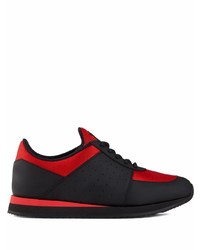 Chaussures de sport rouge et noir Giuseppe Zanotti