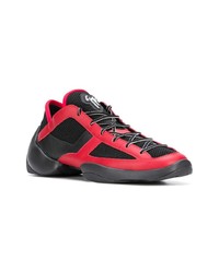 Chaussures de sport rouge et noir Giuseppe Zanotti Design