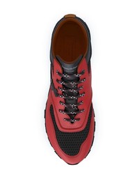 Chaussures de sport rouge et noir Ermenegildo Zegna XXX