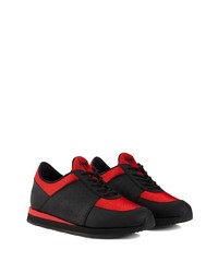 Chaussures de sport rouge et noir Giuseppe Zanotti