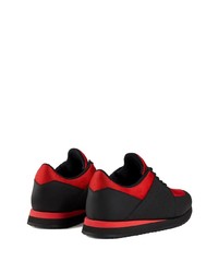 Chaussures de sport rouge et noir Giuseppe Zanotti