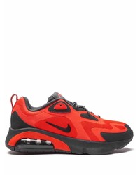 Chaussures de sport rouge et noir Nike