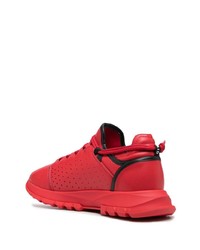 Chaussures de sport rouge et noir Givenchy