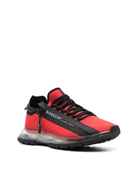 Chaussures de sport rouge et noir Givenchy