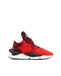 Chaussures de sport rouge et noir Y-3