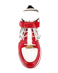 Chaussures de sport rouges Maison Margiela