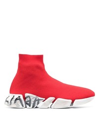 Chaussures de sport rouges Balenciaga