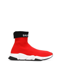 Chaussures de sport rouges Balenciaga