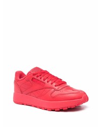 Chaussures de sport rouges Maison Margiela x Reebok