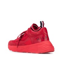 Chaussures de sport rouges Tommy Hilfiger