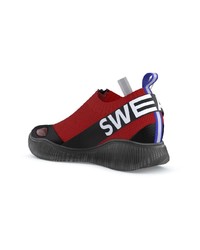 Chaussures de sport rouges Swear