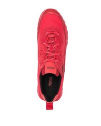 Chaussures de sport rouges Hugo