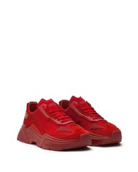 Chaussures de sport rouges Dolce & Gabbana