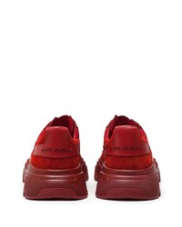 Chaussures de sport rouges Dolce & Gabbana