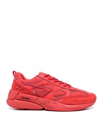 Chaussures de sport rouges Diesel