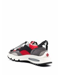 Chaussures de sport rouges DSQUARED2