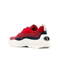 Chaussures de sport rouges Valentino