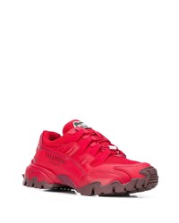 Chaussures de sport rouges Valentino