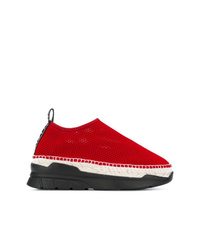 Chaussures de sport rouges Kenzo