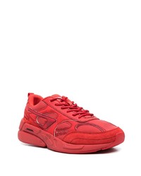 Chaussures de sport rouges Diesel