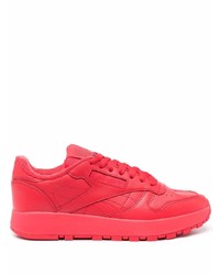 Chaussures de sport rouges Maison Margiela x Reebok