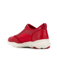 Chaussures de sport rouges Geox