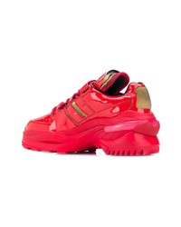 Chaussures de sport rouges Maison Margiela