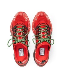 Chaussures de sport rouges Gucci