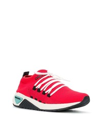 Chaussures de sport rouges Diesel