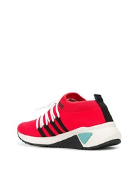 Chaussures de sport rouges Diesel