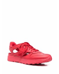 Chaussures de sport rouges Maison Margiela x Reebok