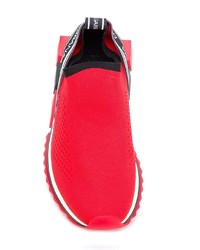 Chaussures de sport rouges Dolce & Gabbana