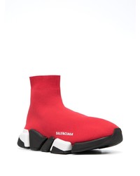 Chaussures de sport rouges Balenciaga