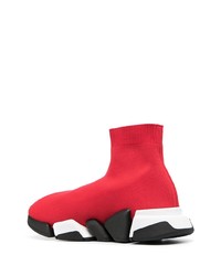 Chaussures de sport rouges Balenciaga