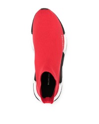 Chaussures de sport rouges Balenciaga