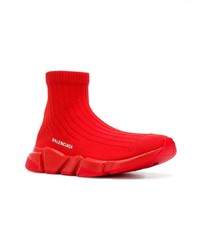 Chaussures de sport rouges Balenciaga