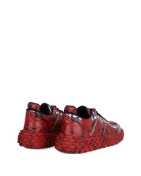 Chaussures de sport rouges Giuseppe Zanotti