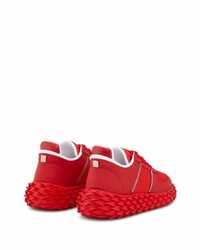 Chaussures de sport rouges Giuseppe Zanotti