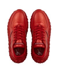 Chaussures de sport rouges Giuseppe Zanotti