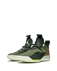 Chaussures de sport vert foncé Jordan