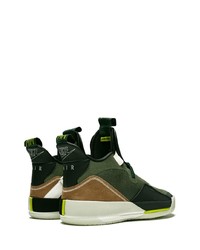 Chaussures de sport vert foncé Jordan