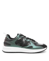 Chaussures de sport vert foncé Armani Exchange