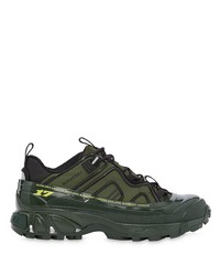 Chaussures de sport vert foncé Burberry