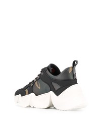 Chaussures de sport vert foncé Philipp Plein