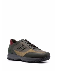 Chaussures de sport vert foncé Hogan