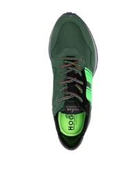 Chaussures de sport vert foncé Hogan