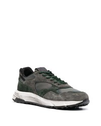 Chaussures de sport vert foncé Hogan