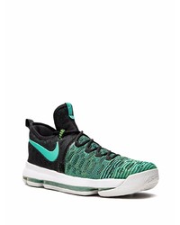 Chaussures de sport vert foncé Nike