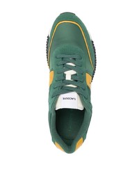 Chaussures de sport vert foncé Lacoste